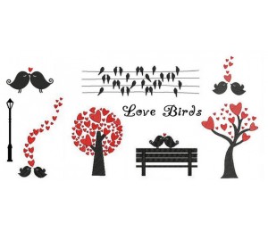 Stickserie Love Birds